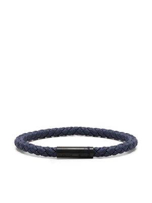 Le Gramme 5G braided bracelet - Blue