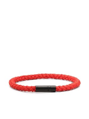Le Gramme 5G braided bracelet - Red