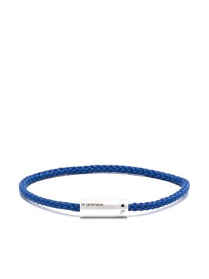 Le Gramme 7g Nato cable bracelet - Blue
