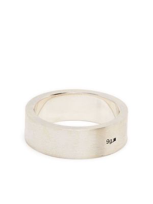 Le Gramme brushed-finish band ring - Silver