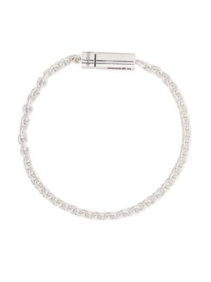 Le Gramme cable-chain bracelet - Silver