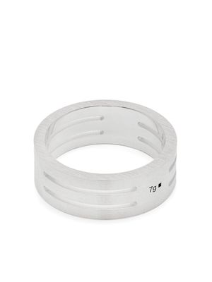 Le Gramme La 7g perforated ring - Silver