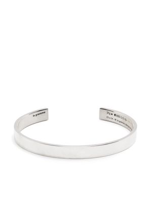 Le Gramme Le 20g Ribbon diamond bracelet - Silver