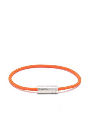 Le Gramme Nato cable bracelet - Orange