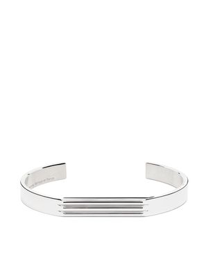 Le Gramme sterling silver 21g Godron bracelet