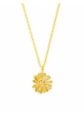 Le Jardin Marguerite 24K Gold-Plated Pendant Necklace