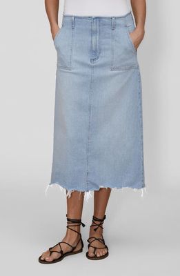 Le Jean Jocelyn Denim Skirt in Field Of Dreams 