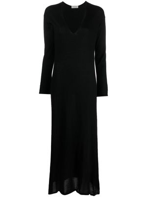 Le Kasha Arizona V-neck knit dress - Black