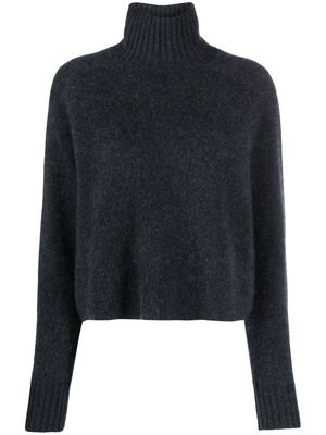 Le Kasha fine-knit organic-cashmere jumper - Blue