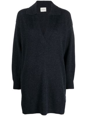 Le Kasha Idaho organic-cashmere knit top - Grey