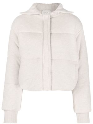 Le Kasha knitted puffer jacket - Neutrals
