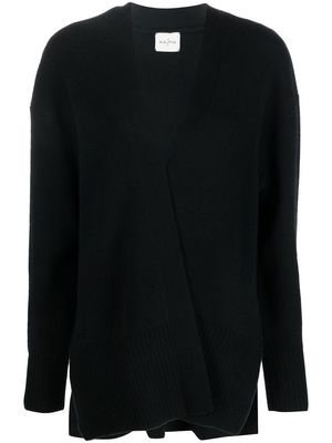Le Kasha Oxford organic-cashmere cardigan - Black