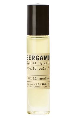 Le Labo Bergamote 22 Liquid Balm Fragrance Rollerball 