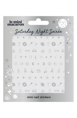 Le Mini Macaron Saturday Night Soirée Mini Nail Stickers