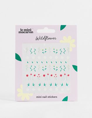 Le Mini Macaron "Wildflowers" Mini Nail Stickers-No color
