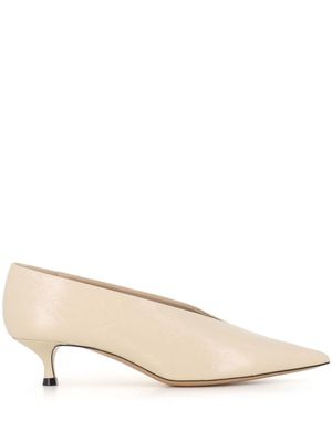 Le Monde Beryl Babouche 40mm leather pumps - Neutrals