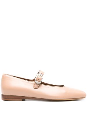 Le Monde Beryl Mary Jane leather ballerina shoes - Neutrals