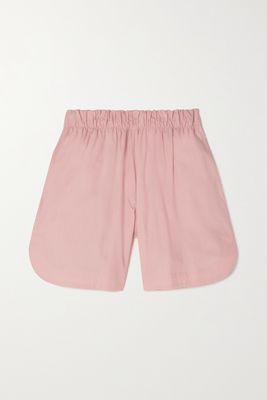 Le Petit Trou - Mia Cotton-poplin Pajama Shorts - Pink