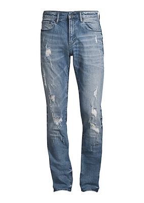 Le Sabre Stretch The Five Distressed Slim-Fit Jeans