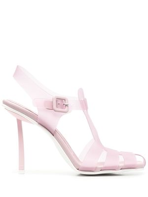 Le Silla 105mm transparent-design heels - Pink