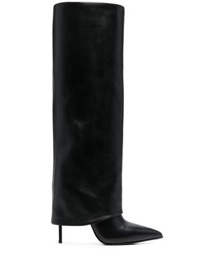 Le Silla 120mm leather boots - Black