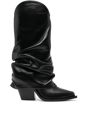 Le Silla Andy 100mm cowboy boots - Black