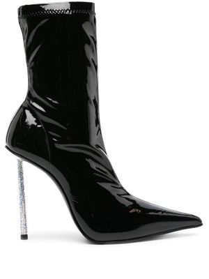 Le Silla Bella 120mm patent ankle boots - Black