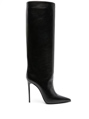 Le Silla Eva 120mm knee-length leather boots - Black