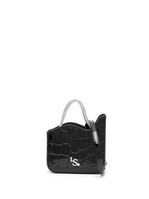 Le Silla Ivy crystal-embellished mini bag - Black