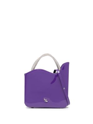 Le Silla Ivy crystal-embellished mini bag - Purple