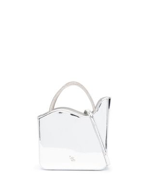 Le Silla Ivy crystal-embellished mini bag - Silver