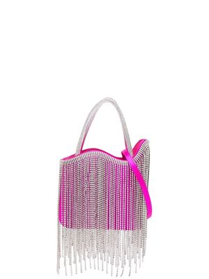 Le Silla Ivy crystal-fringe mini bag - Pink