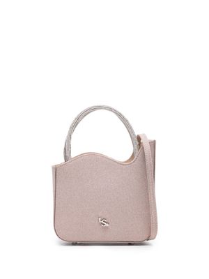 Le Silla Ivy glitter tote bag - Pink