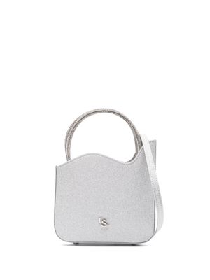 Le Silla Ivy glitter tote bag - Silver