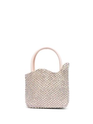 Le Silla Ivy micro crystal bag - Neutrals