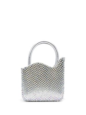 Le Silla Ivy micro crystal bag - Silver