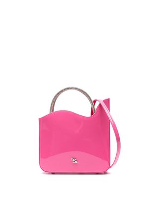 Le Silla Ivy patent-leather tote bag - Pink