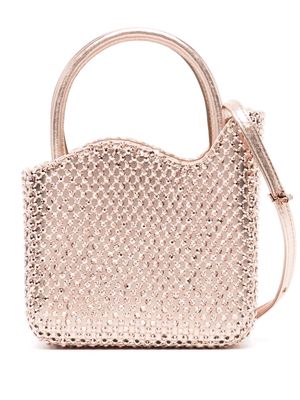 Le Silla mini Gilda rhinestone-embellished bag - Pink