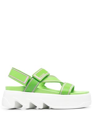 Le Silla Poolside touch-strap sandals - Green