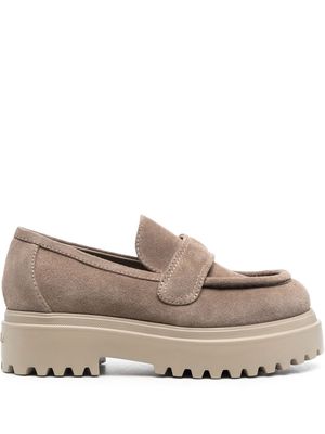 Le Silla Ranger mocassin loafers - Brown