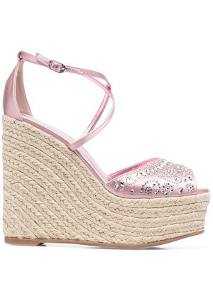 Le Silla Twilly wedge sandals - Pink