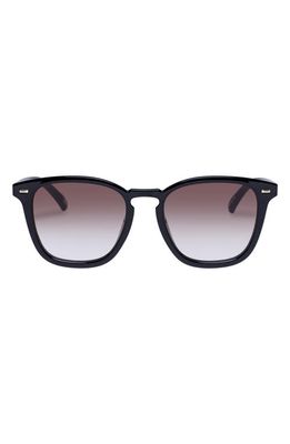 Le Specs Big Deal 53mm Square Sunglasses in Black