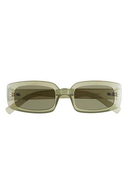 Le Specs Dynamite 52mm Rectangular Sunglasses in Eucalyptus