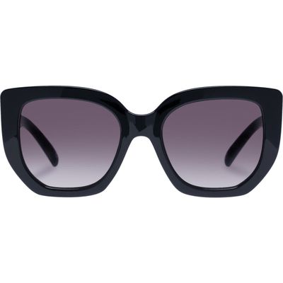 Le Specs Euphoria 52mm Gradient Square Sunglasses in Black 