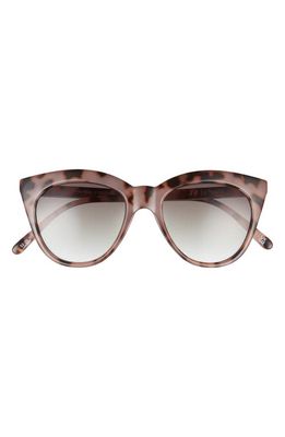 Le Specs Halfmoon Magic 52mm Gradient Cat Eye Sunglasses in Vintage Tort