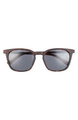 Le Specs Huzzah 54mm Polarized Keyhole Sunglasses in Matte Tort