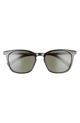 Le Specs Huzzah 54mm Square Sunglasses in Black Gold