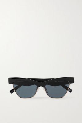 Le Specs - Mountain High Cat-eye Acetate Sunglasses - Blue