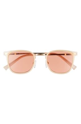 Le Specs Racketeer 50mm Square Sunglasses in Sand