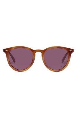 Le Specs Round Sunglasses in Vintage Tort